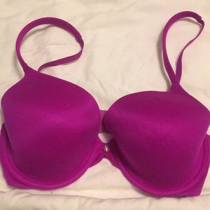Purple VS lined perfect coverage bra • 32DD